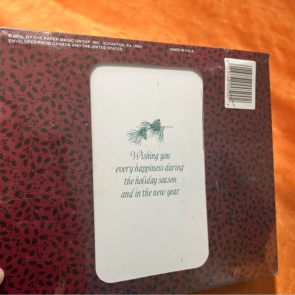 Vintage New Holiday Birds Christmas Cards 30 pack Made in USA Pheasant